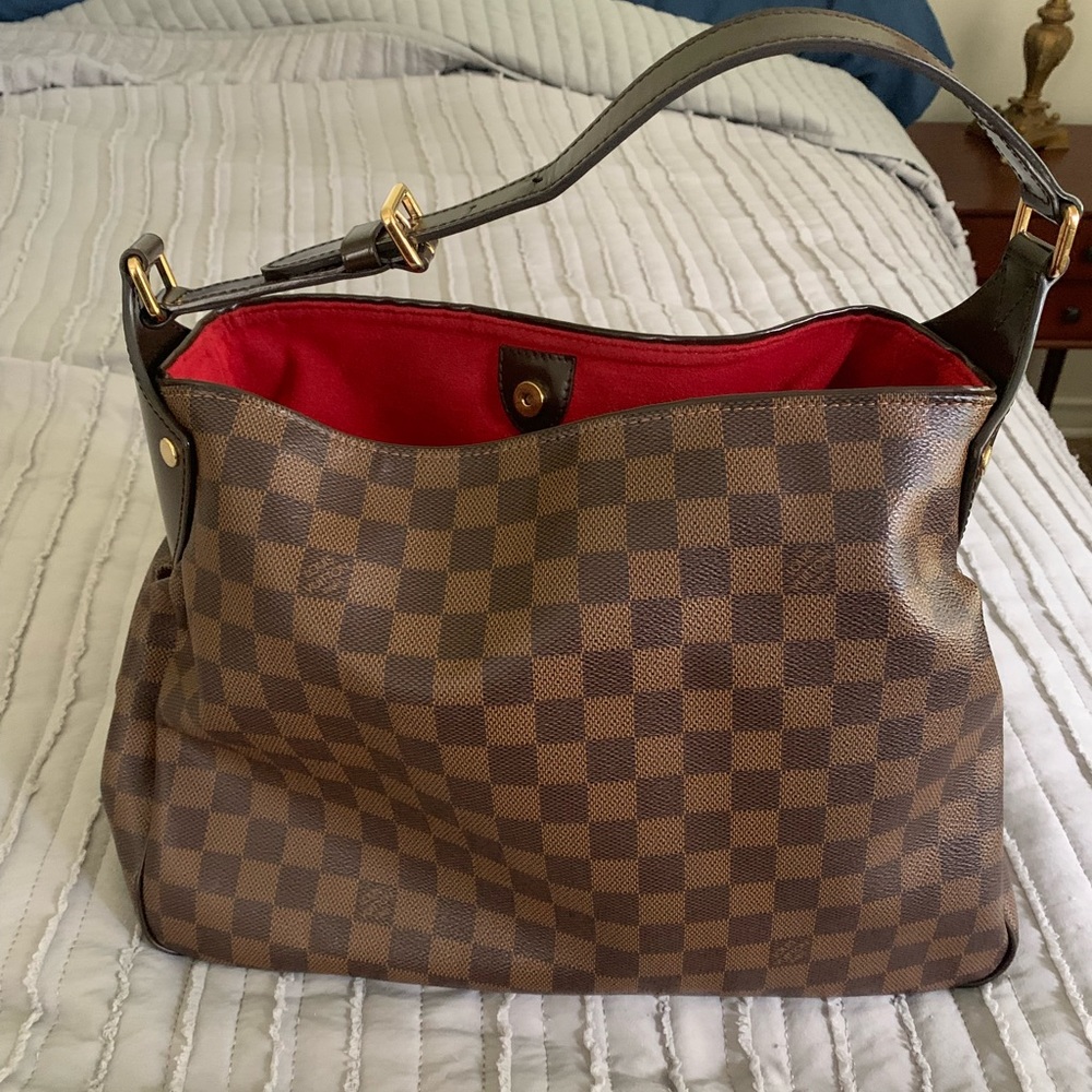 LOUIS VUITTON Reggia Damier Ebene Shoulder Limited Edition